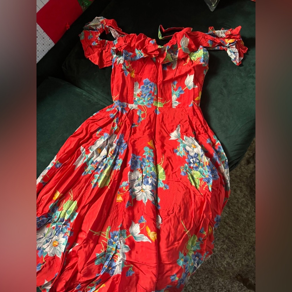 Trashy Diva Butterflies & Begonias Hollywood Dress